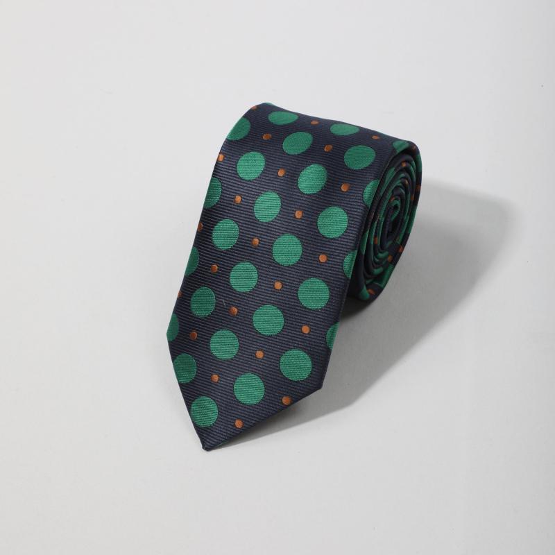 Men's Navy Polka Dot Necktie Business Wedding Party Great Gift