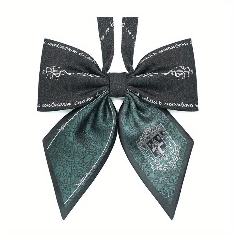 Retro Pattern Men's Bow Tie Green Matching Print Clothing Accessories