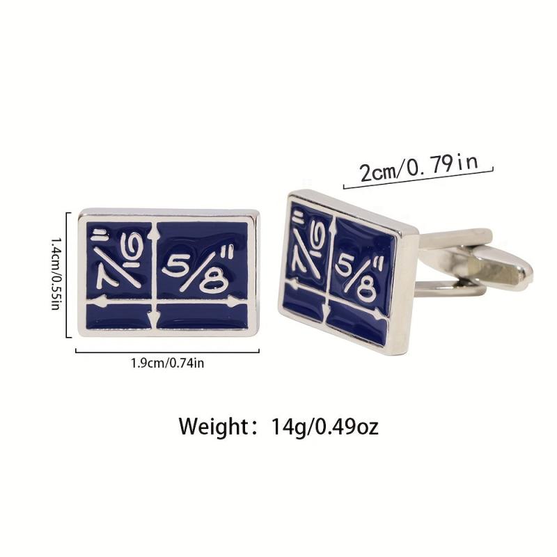 Math Formula Cufflinks Student Cuff Shirt Nails