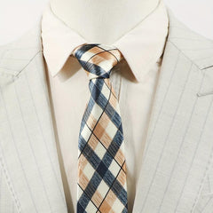 Men's Plaid Necktie for Business - Husband Boyfriend's Birthday