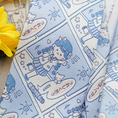 1200 Needles Knitted Japanese Cartoon Characters Tie