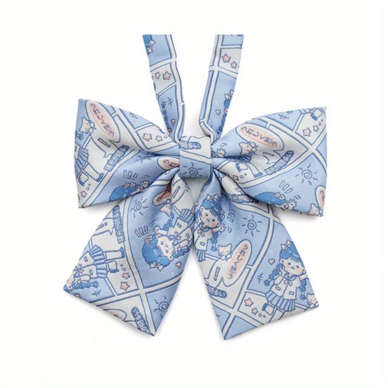 1200 Needles Knitted Japanese Cartoon Characters Tie