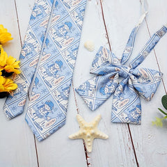 1200 Needles Knitted Japanese Cartoon Characters Tie