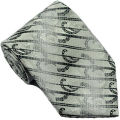 Men's Classic Striped Necktie 9 3 7 Inch Print