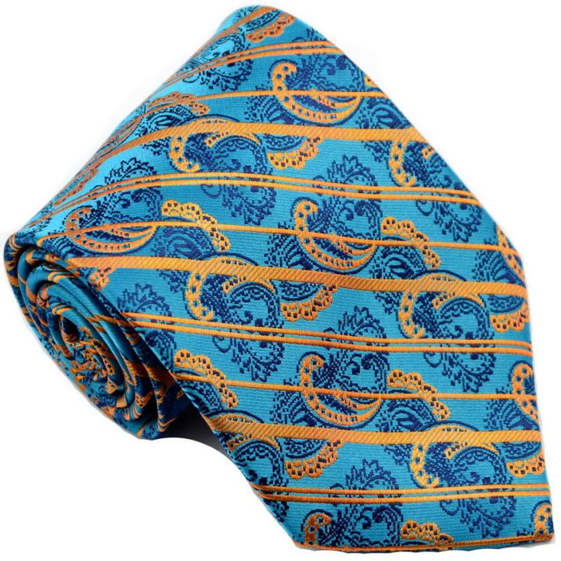 Men's Classic Striped Necktie 9 3 7 Inch Print