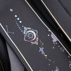 Vintage Silver Wire Print Men's Tie