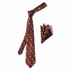 2pcs Men's Suit Business Wedding Tie Pocket Towel Set