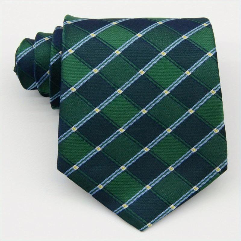 Men's Jacquard Plaid Classic Necktie