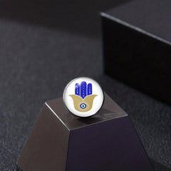 Evil Eye Collar Pin Eye Shirt Button Accessory