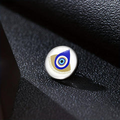 Evil Eye Collar Pin Eye Shirt Button Accessory