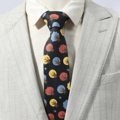 Colorful Tree Pattern Necktie for Men
