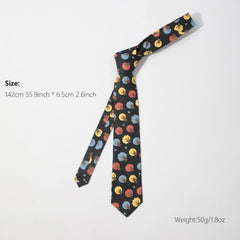 Colorful Tree Pattern Necktie for Men