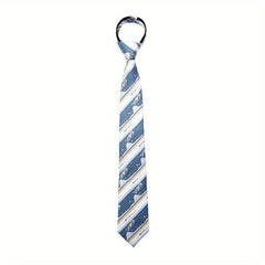 Men's College Style Hand Tied Print Striped Party Tie