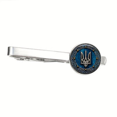 Men's Tryzub Ukraine Tie Clip For Clothing Match