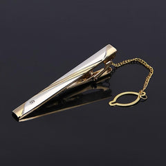 Men's Sandblasted Metal Suit Tie Clip