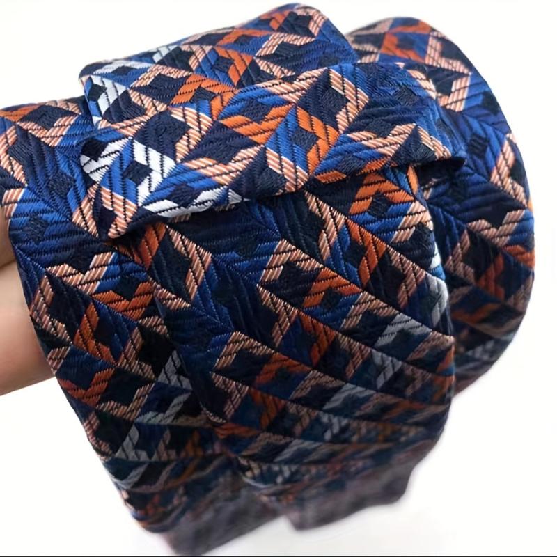 Men's Floral Paisley Wedding Tie Jacquard Woven Men's Neck Tie