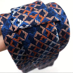 Men's Floral Paisley Wedding Tie Jacquard Woven Men's Neck Tie