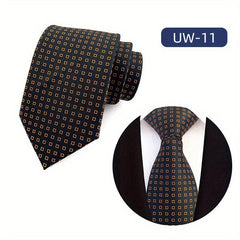 Men's Floral Paisley Wedding Tie Jacquard Woven Men's Neck Tie