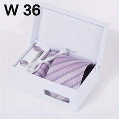 Men's Tie and Pocket Square Set Wedding Business Formal