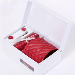 Men's Tie and Pocket Square Set Wedding Business Formal