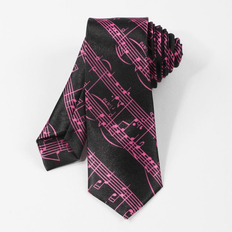 1pc Men's Music Note Necktie Clothing Accessories