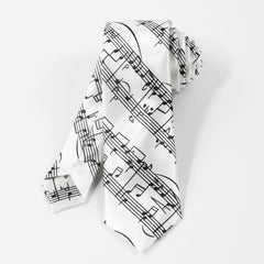 1pc Men's Music Note Necktie Clothing Accessories