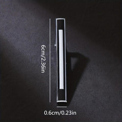 Steel Drip Oil Mirror Tie Clip