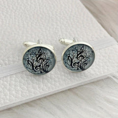 Time Gemstone French Cufflinks for Men
