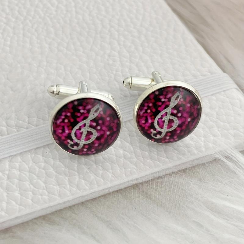 Time Gemstone French Cufflinks for Men