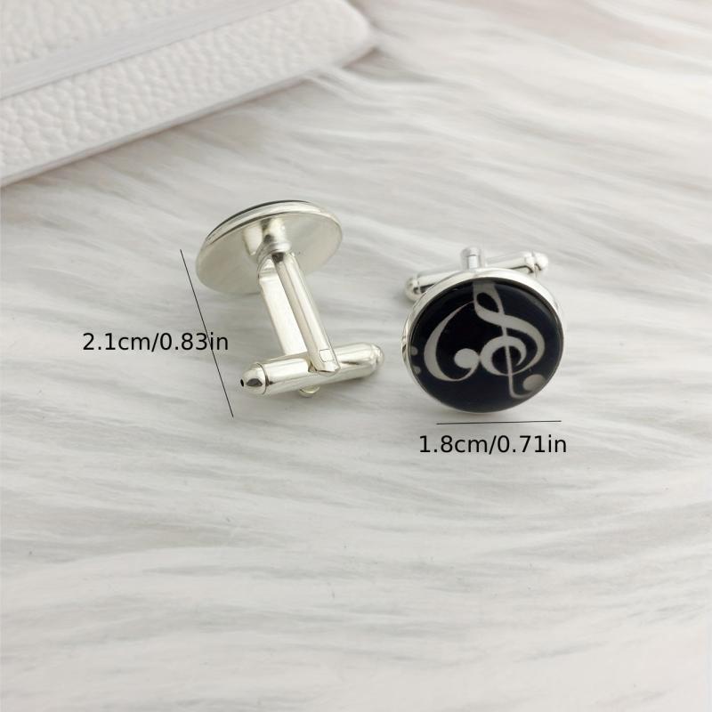 Time Gemstone French Cufflinks for Men