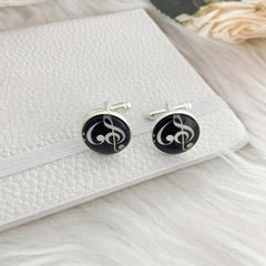 Time Gemstone French Cufflinks for Men