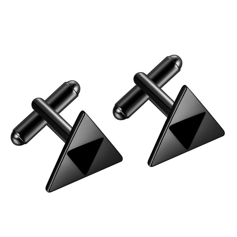 Retro Triangle Men's Cufflinks Wedding Shirt Accessories