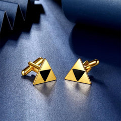 Retro Triangle Men's Cufflinks Wedding Shirt Accessories