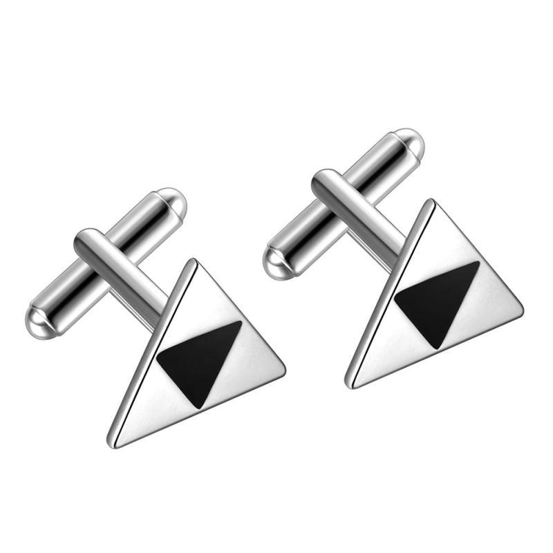 Retro Triangle Men's Cufflinks Wedding Shirt Accessories