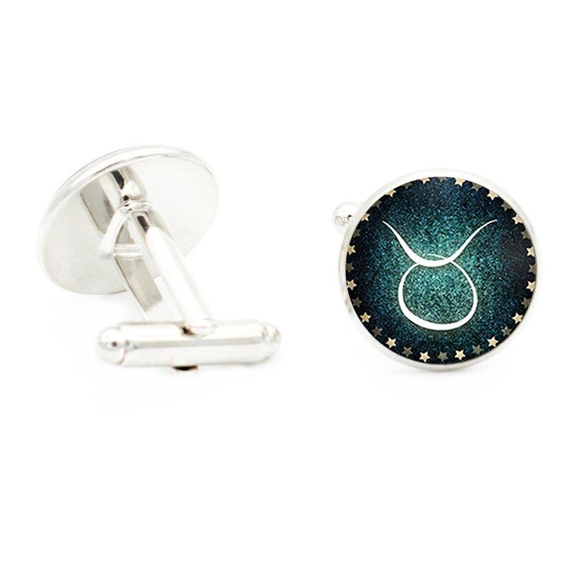 Zodiac Cufflinks Men's Suit Shirt Cuff Link