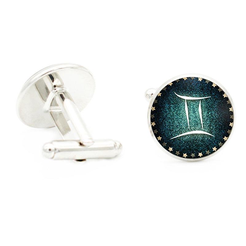 Zodiac Cufflinks Men's Suit Shirt Cuff Link