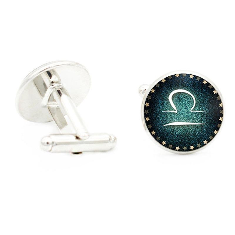 Zodiac Cufflinks Men's Suit Shirt Cuff Link