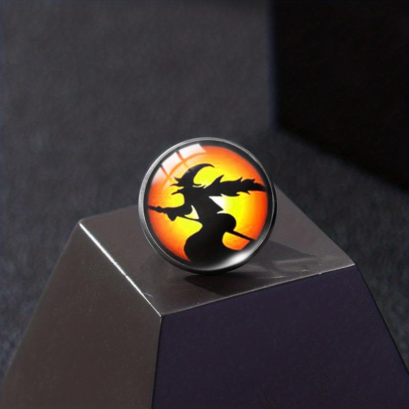 Halloween Collar Pin Set - Gemstone Decoration Accessories