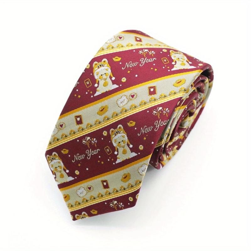 Polyester Men's Tie Bow Tie College Style Jacquard Clothing Accessories