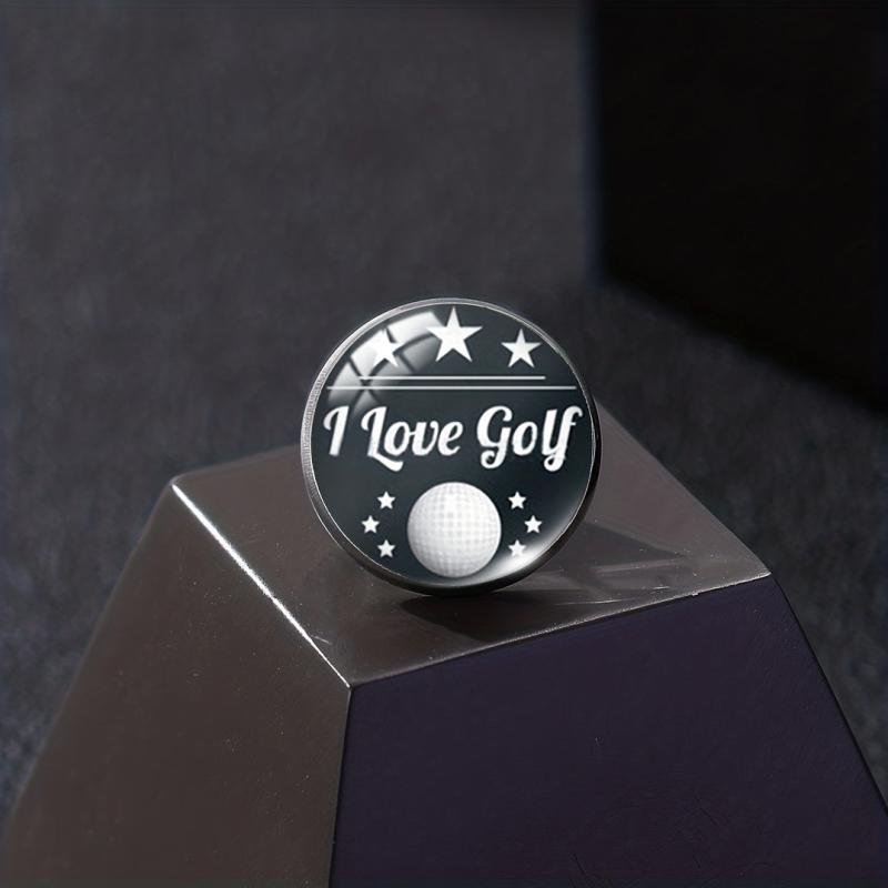 I Love Golf Brooch Pin For Players, Men and Women
