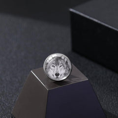 Howling Wolf Time Gem Shirt Charms Buckle For Men