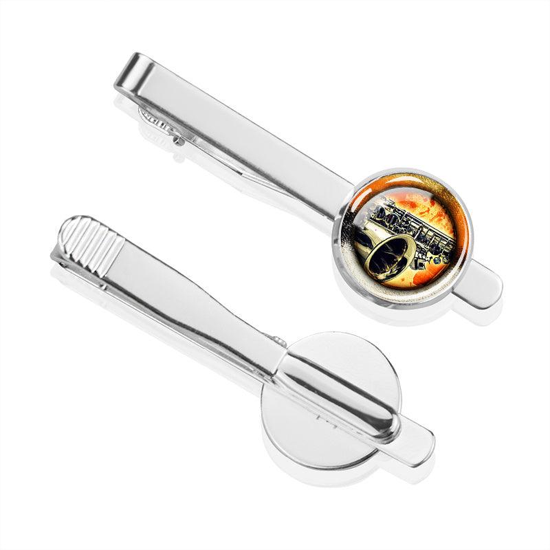 Guitar Tie Clips Set for Men's Formal Attire