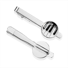 Guitar Tie Clips Set for Men's Formal Attire