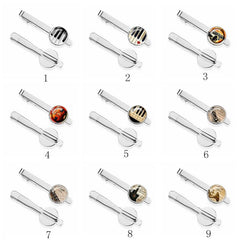 Guitar Tie Clips Set for Men's Formal Attire