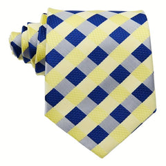Men's Plaid Tie Business Necktie 1200 Needles