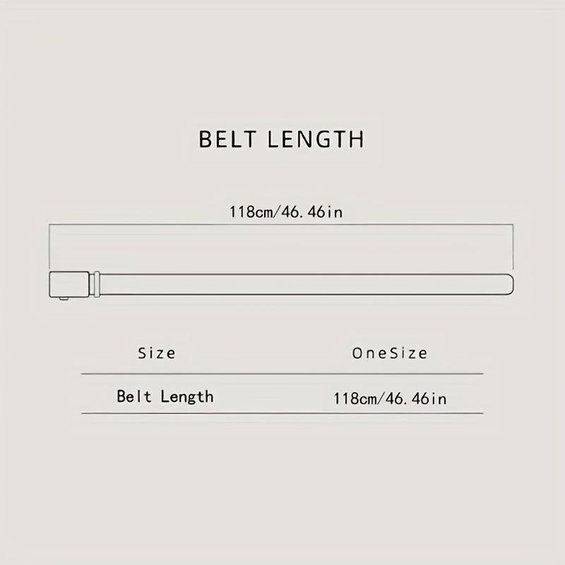 Men's Leather Buckle Belt for Jeans Pants