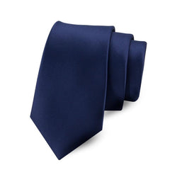 Men's Solid Polyester Tie Business Casual Neckline Collar Tape