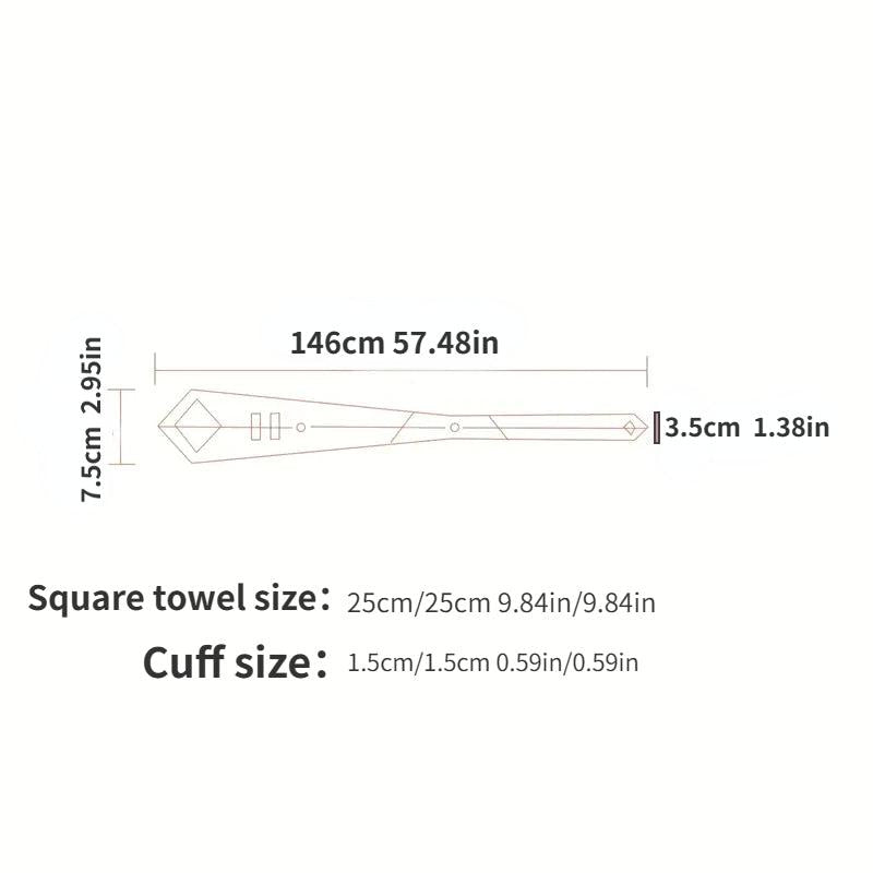 Business Men's Tie Set With Cufflinks Square Scarf