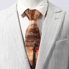 Men's Violin Piano Music Party Fun Tie