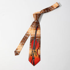 Men's Violin Piano Music Party Fun Tie